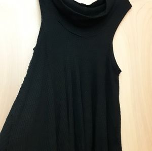 Free People Cowl Knit Flowy Boho Tank Top Laagenlook XS